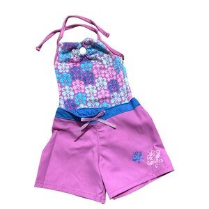 American Girl Kanani GOTY Beach Outfit Swimsuit & Shorts Set